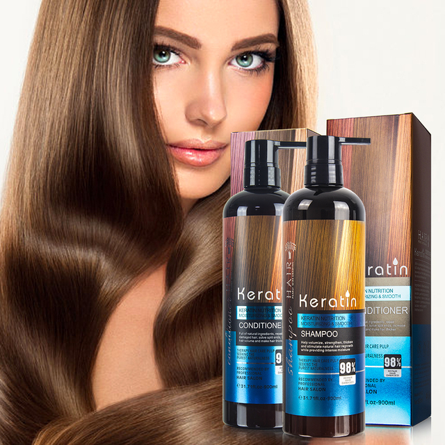 Natural Herbal Hair Shampoo and Conditioner Set for Damaged Hair Moisturizing Treatment at Factory Price