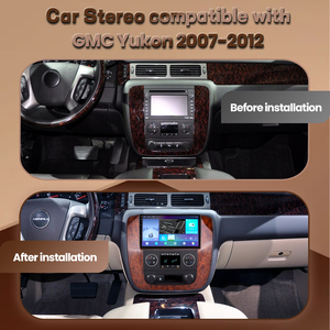 Autoradio Android <span class=keywords><strong>9</strong></span> pouces pour GMC Yukon 2007-2012 Quad Core 2 Go + 64 Go CarPlay sans fil Navigation GPS Multimédia - Product Image 3