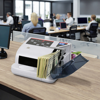 Compteur de billets portable LD-10 EB avec détection UV, machine à compter les billets en euros ultra-silencieuse pour environnements calmes