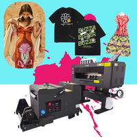 Imprimante UV DTF A3 automatique rouleau-à-roule Yinghe XP600 haute résolution pour T-shirts, encre pigmentée CMYK+W, double couleur, nouvelle version 1