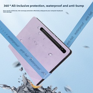 Custodia protettiva senza magneti per <span class=keywords><strong>tablet</strong></span> Samsung <span class=keywords><strong>S8</strong></span> <span class=keywords><strong>Ultra</strong></span>, Tabs8+ con slot per penna, custodia in pelle per Galaxy Tabs7 - Product Image 4