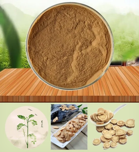 Bubuk Ekstrak Astragalus Membranaceus Organik Liar Non-GMO 70% Polisakarida Akar Huang Qi Herbal Kemasan Vakum Drum - Product Image 2