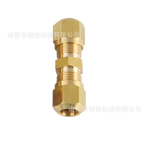 Xiangjia Machinery Brass Straight Through Fitting For Air Brake Pneumatic System Truck Industry 3161438125834 - Product Image 2