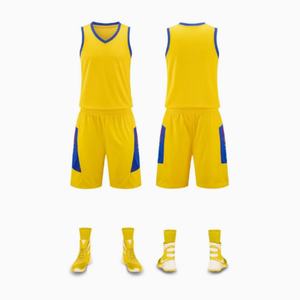 Benutzer definierte Herren Basketball Jersey Set Erwachsene und Kinder Uniform mit Shorts Team Club Sport Wear - Product Image 5