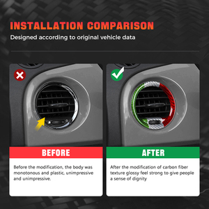 Shasha carbone volant menton Patch véritable Fiber de carbone intérieur accessoires pour Fiat <span class=keywords><strong>500</strong></span> <span class=keywords><strong>Abarth</strong></span> 595 2012 2013 2015 <span class=keywords><strong>2018</strong></span> 2019 - Product Image 5