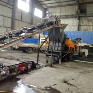 Hiệu quả cao chất thải động cơ lọc dầu băm nhỏ Máy tái chế thực vật với công suất lớn để bán - Product Image 6