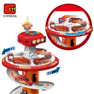 BIS 26 pièces NOUVEAU Jeu de circuit de <span class=keywords><strong>garage</strong></span> urbain d'intérieur avec circuit de slot car et parking, comprenant trois <span class=keywords><strong>petites</strong></span> <span class=keywords><strong>voitures</strong></span> miniatures - Product Image 4