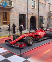 Escultura de Coche de Gran Tamaño Personalizada, Decoración de Fibra de Vidrio, Simulación de Coche de Carreras, Escultura de Fórmula 1