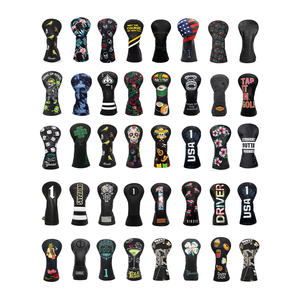 Новейший дизайн чехла для клюшки для гольфа, индивидуальный чехол для драйвера, унисекс, с вышитым логотипом, чехол для головы клюшки для гольфа - Product Image 1