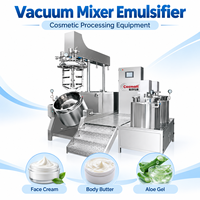 Mélangeur émulsifiant sous vide, homogénéisateur, machine de fabrication de crème cosmétique, lotion, gel, équipement de ligne de production sur mesure