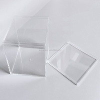 Boîte de rangement transparente en acrylique 120x120x120mm Boîtes d'emballage en plastique transparent Boîtes cadeaux en gros