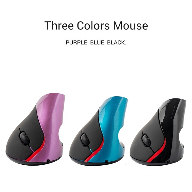 Wireless Rechargeable Gaming Mouse Ergonomic Mouse Vertical Office Bluetooth Computer Mouse With Three Colors