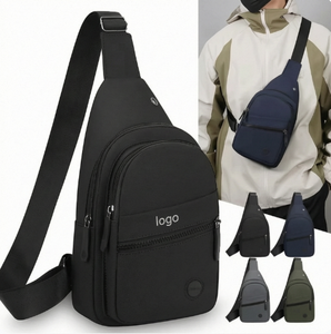 Mochila Bandolera Impermeable y Transpirable de Material PU, de Gran Capacidad, Casual y Elegante, Estilo Coreano, para Hombre - Product Image 1