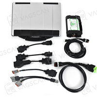 Software de Diagnóstico Vodia5 VOCOM para Laptop Getac V110/CF53, Motor Diésel Marino, Motor Industrial, EPC, Instalado Completo