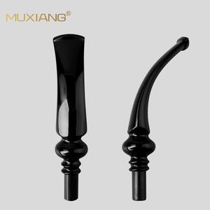 Muxiang 3mm Curved Pipe Mouthpiece Bent Handle Acrylic Smoking Accessory Reusable - Product Image 4
