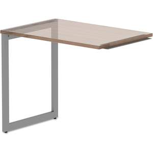 Base de Retorno Alera Serie Open Office con Patas en O, Totalmente Ajustable, Diseño Moderno, 36 70.78w X 23.38d X 28.5h, Plateada, para Edificios de Oficinas - Product Image 6