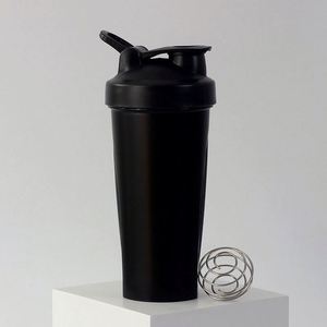 Custom Logo BPA Free Plastic 20oz Protein <b>Shaker</b> <b>Bottle</b> with Mixing Spring for Fitness Event Giveaways - Product Image 2
