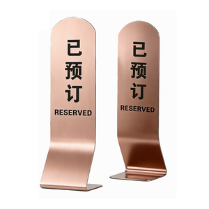 Support de numéros de table en acier inoxydable pour buffets, traiteurs, salles à manger et événements – Fourniture professionnelle - Product Image 5