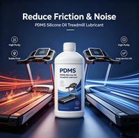 Huile de silicone polydiméthylsiloxane (PDMS) de haute pureté, 5cst 50cst 350cst 1000cst, lubrifiant pour tapis roulant