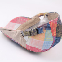 Printemps été hommes femmes casquette plate rétro respirant réglable Lvy casquette coloré Plaid gavroche béret chapeau décontracté lierre Cabbie chapeau