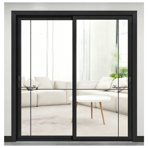 <span class=keywords><strong>Puerta</strong></span> Corredera <span class=keywords><strong>de</strong></span> Aluminio con Rotura <span class=keywords><strong>de</strong></span> Puente Térmico, Vidrio Templado Doble Low-E, Recubrimiento en Polvo, Insonorización y Aislamiento Térmico para Dormitorio Interior - Product Image 5