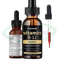 VitaSpring OEM Gouttes liquides de vitamine B12 de qualité alimentaire Boissons énergisantes Suppléments de prise de poids Gouttes liquides de vitamine B12 5000 Mcg