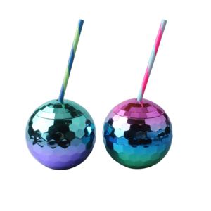 Koi 20 OZ Dégradé Couleur Disco Ball Tasse Cocktail Tumbler Nouveauté Tasse À Boire pour Bar Party Restaurant Noël Réutilisable - Product Image 5