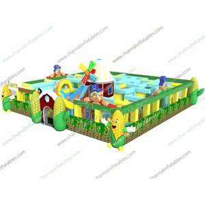 Maison gonflable de <span class=keywords><strong>ballon</strong></span> de <span class=keywords><strong>jeu</strong></span> de <span class=keywords><strong>trampoline</strong></span> de labyrinthe de ferme de maïs <span class=keywords><strong>avec</strong></span> la boule - Product Image 1
