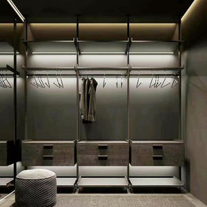 Armoires de chambre à coucher modernes avec portes coulissantes, étagères pour magasins de vêtements, éclairage LED, <span class=keywords><strong>placard</strong></span> - Product Image 3