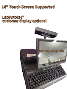 Touch POS Full Billing System POS Cash Register with <b>Keyboard</b> and Cash Drawer Intelliengent for Supermarket - Product Image 2