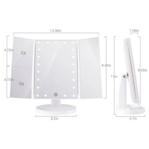 Mini Foldable LED Cosmetic <b>Mirrors</b> Home Use Makeup <b>Mirror</b> Beauty Equipment - Product Image 5
