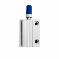 Cylindre pneumatique à double effet MU16X20SB, 16x20mm, à montage libre, pour broches de positionnement CNC