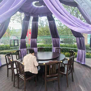 Dôme en verre PC préfabriqué pour glamping extérieur, maison <span class=keywords><strong>bulle</strong></span> pour fêtes, hébergement de type Full House - Product Image 6