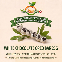 Barras de Galleta Oreo con Chocolate Blanco Premium al por Mayor OEM, Snack Dulce y Crujiente a Granel Directo de Fábrica