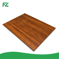 Panel Compuesto de Aluminio con Aspecto de Madera, Material de Construcción Duradero, Lámina ACP A2, Resistente al Fuego y al Agua, para Paredes Interiores/Exteriores