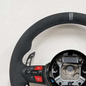 Volant de direction de voiture en Alcantara en stock pour <span class=keywords><strong>BMW</strong></span> F30 F35 F10 F15 F36 F20 F22 F25 F32 <span class=keywords><strong>F80</strong></span> F85 M3 M5 E70 E90 <span class=keywords><strong>M</strong></span> Volant de direction sport - Product Image 5