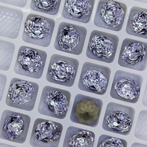 VC Venta al por Mayor, Cristales de Estrás K9 de 8mm en Forma de Rosa, Ecológicos, con <span class=keywords><strong>16</strong></span> Facetas, para Decoración de Uñas e Incrustaciones en Joyería - Product Image 3