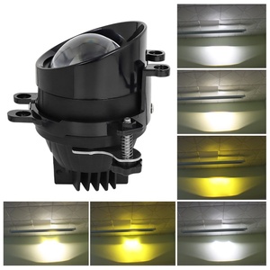 Three-inch Four-<b>corner</b> Beveled Lens Automotive Fog Lamp Applicable to Vehicles Four Color Choose - Product Image 6