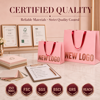 Sac en Papier Personnalisé de Luxe Marron pour Commerce de Détail, Impression Couleur, Vêtements, Cadeaux, Bijoux, Emballage Kraft Noir Rose avec Logo