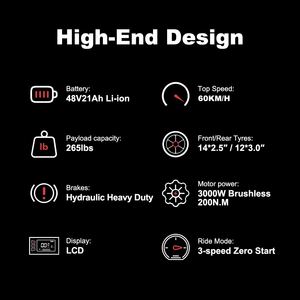 Motocicletas Eléctricas ANGLE Seeker X01 de Alta Potencia, 3000w, Motocicleta Todoterreno Eléctrica de Alta Velocidad, Venta al por Mayor, Motocicletas Eléctricas Todoterreno - Product Image 4