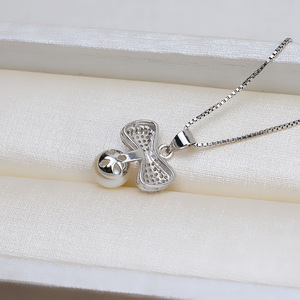 Accessoires de bricolage en argent S925 de style européen et américain, 5-6 boucles d'oreilles en perles avec aiguilles pour créer vos propres bijoux uniques - Product Image 3