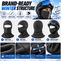 OEM ODM Cagoule polaire d'hiver chaude coupe-vent pour le ski et le cyclisme, sous-casque