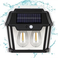 Nouvelle applique murale extérieure en tungstène Led ampoule chaude applique murale à énergie solaire capteur solaire lumière pour patio jardin