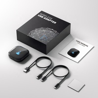 Meihua CarPlay Video AI Box GPS Android Auto Dongle pour sortie HDMI Amplificateur d'aide à l'inversion pour Netflix YouTube TV Streaming Car