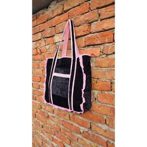 Bolsa de Viaje Acolchada de Algodón Hecha a Mano, con Estampado Tradicional, Elegante, Duradera y Espaciosa - Product Image 5