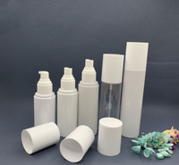 Flacon de crème cosmétique en plastique PETG de 30/60/80/100/150/200/300 ml, flacon pompe à lotion en plastique de luxe