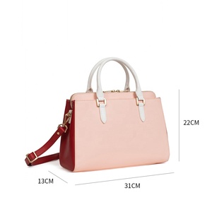 Bolsos de Mano Clásicos de Lujo para Mujer 2024, Bolsos de Asa Superior, Cuero Saffiano PU, Logotipo Personalizado, Bolsos de Mano para Damas - Product Image 2