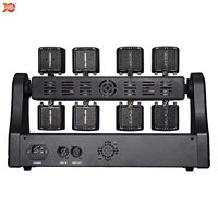 Projecteur à tête mobile de type araignée à 8 yeux et double rangée DMX512 pour l'éclairage de KTV, bars, discothèques et mariages