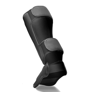Muay Thai-espinilleras para Kick Boxing MMA, protectores de pierna, tobilleros, kárate - Product Image 2