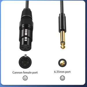 Cavo Mic da <span class=keywords><strong>XLR</strong></span> a TS 6.35mm da 1/4 pollici cavo <span class=keywords><strong>XLR</strong></span> da 3pin a Audio maschio a <span class=keywords><strong>XLR</strong></span> femmina cavo <span class=keywords><strong>XLR</strong></span> da 6.35mm a <span class=keywords><strong>Aux</strong></span> - Product Image 5